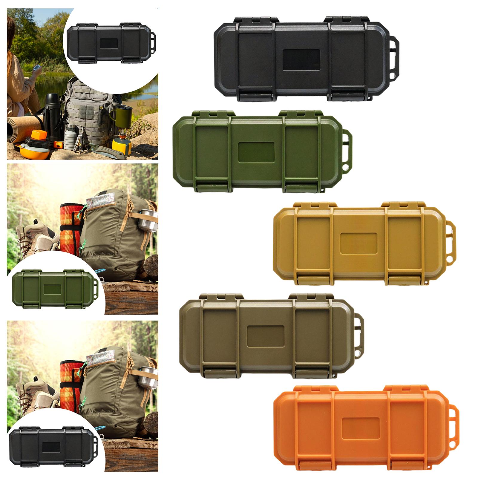 Edc Carry Box - กล่องเก็บเครื่องมือพกพาทุกวันกันน้ําสําหรับอุปกรณ์อิเล็กทรอนิกส์ขนาดเล็กกล่องมีดป้องกันมัลติฟังก์ชั่นกันกระแทก