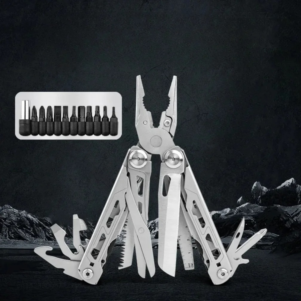 Edc Carry Pliers - คีมอเนกประสงค์แบบพับได้สำหรับใช้งานกลางแจ้ง 30-in-1 เหมาะสำหรับพกพาในชีวิตประจำวัน ใช้ในการตั้งแคมป์และตกปลา