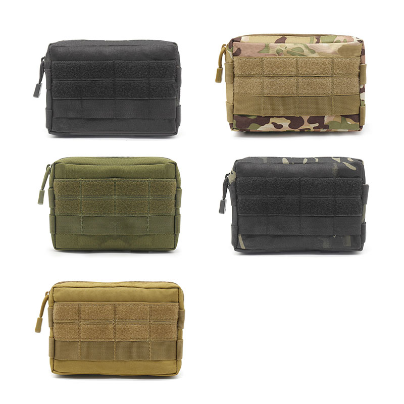 Edc Everyday Carry - กระเป๋าคาดเอวแบบยุทธวิธี Molle 600D กันน้ำลายพราง EDC กระเป๋าใส่อุปกรณ์อเนกประสงค์