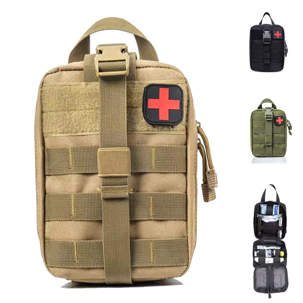 Edc Everyday Carry - ชุดปฐมพยาบาล กระเป๋าฉุกเฉินทางการแพทย์สำหรับผู้ชาย ผู้หญิง กิจกรรมกลางแจ้ง กีฬา ท่องเที่ยว