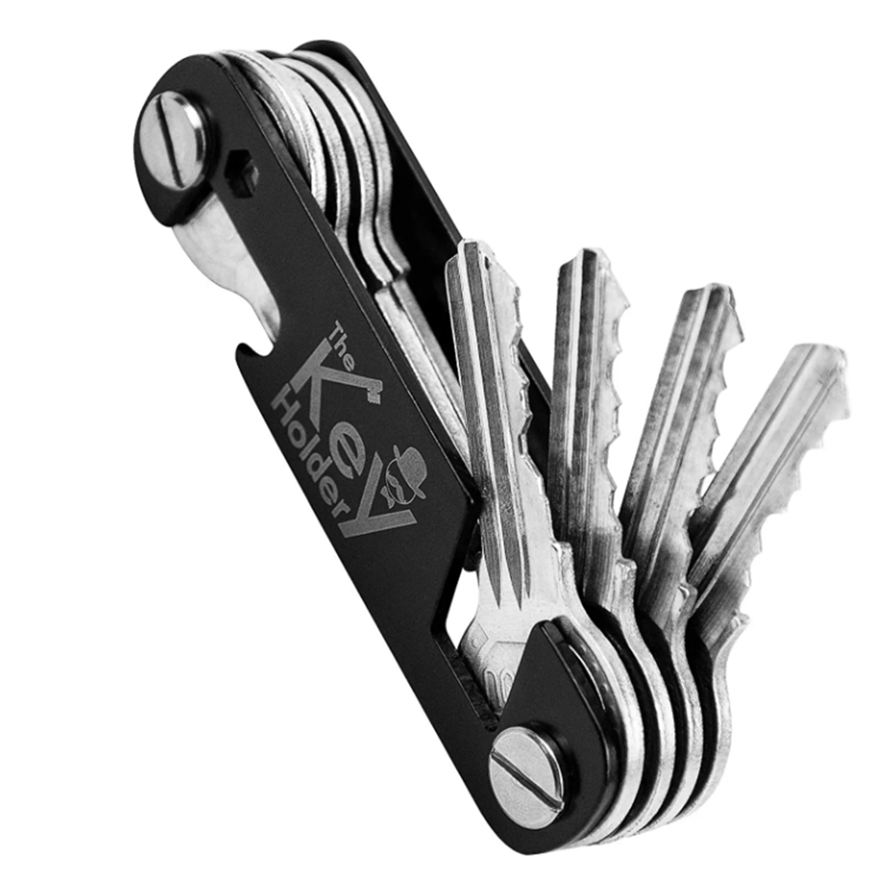 Edc Carry Card - ที่ใส่กุญแจแบบพกพา - ที่จัดระเบียบกุญแจขนาดกะทัดรัดสำหรับพวงกุญแจ, พวงกุญแจ EDC แบบมินิมอล