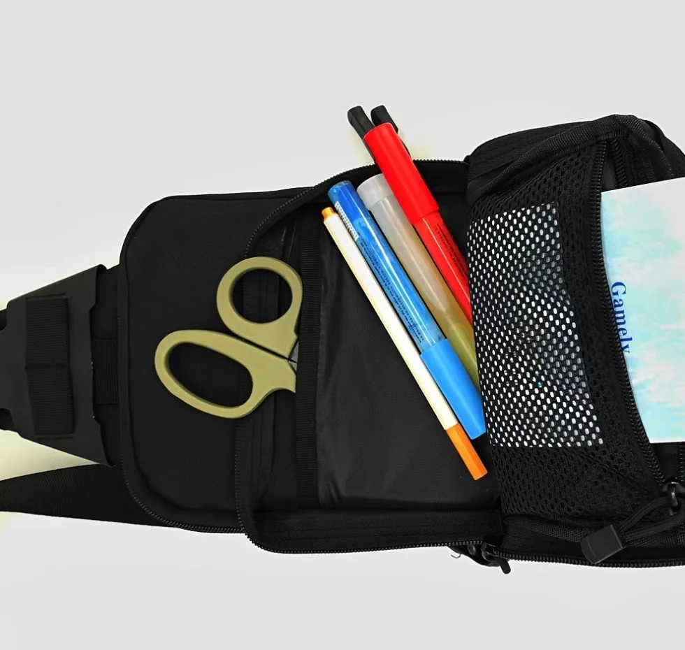 กระเป๋าสะพายข้างแบบยุทธวิธี กร - Edc Concealed Carry Fanny Pack บทวิจารณ์และราคา