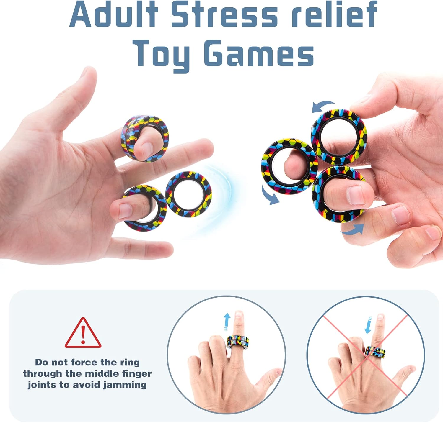 แหวนแม่เหล็ก Fidget ชุดของเล่น - Fidget Spinner Bearing บทวิจารณ์และราคา