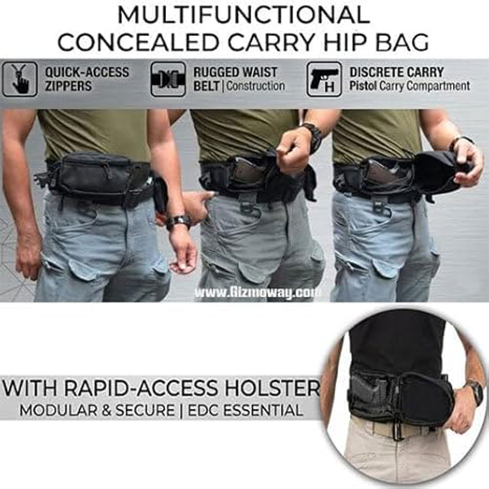 กระเป๋าปืนพกยุทธวิธี กระเป๋าใส - Edc Carry Case บทวิจารณ์และราคา
