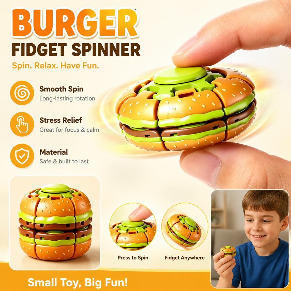 ของเล่นฟิดเจ็ตสปินเนอร์รูปเบอร - Fidget Spinner Bearing บทวิจารณ์และราคา