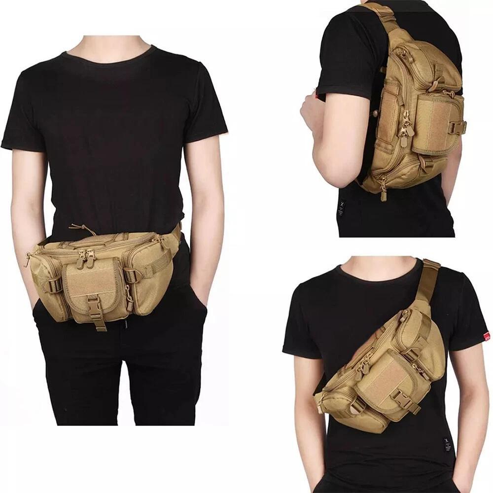 ยุทธวิธี Fanny Pack สําหรับชาย - Edc Concealed Carry Fanny Pack บทวิจารณ์และราคา