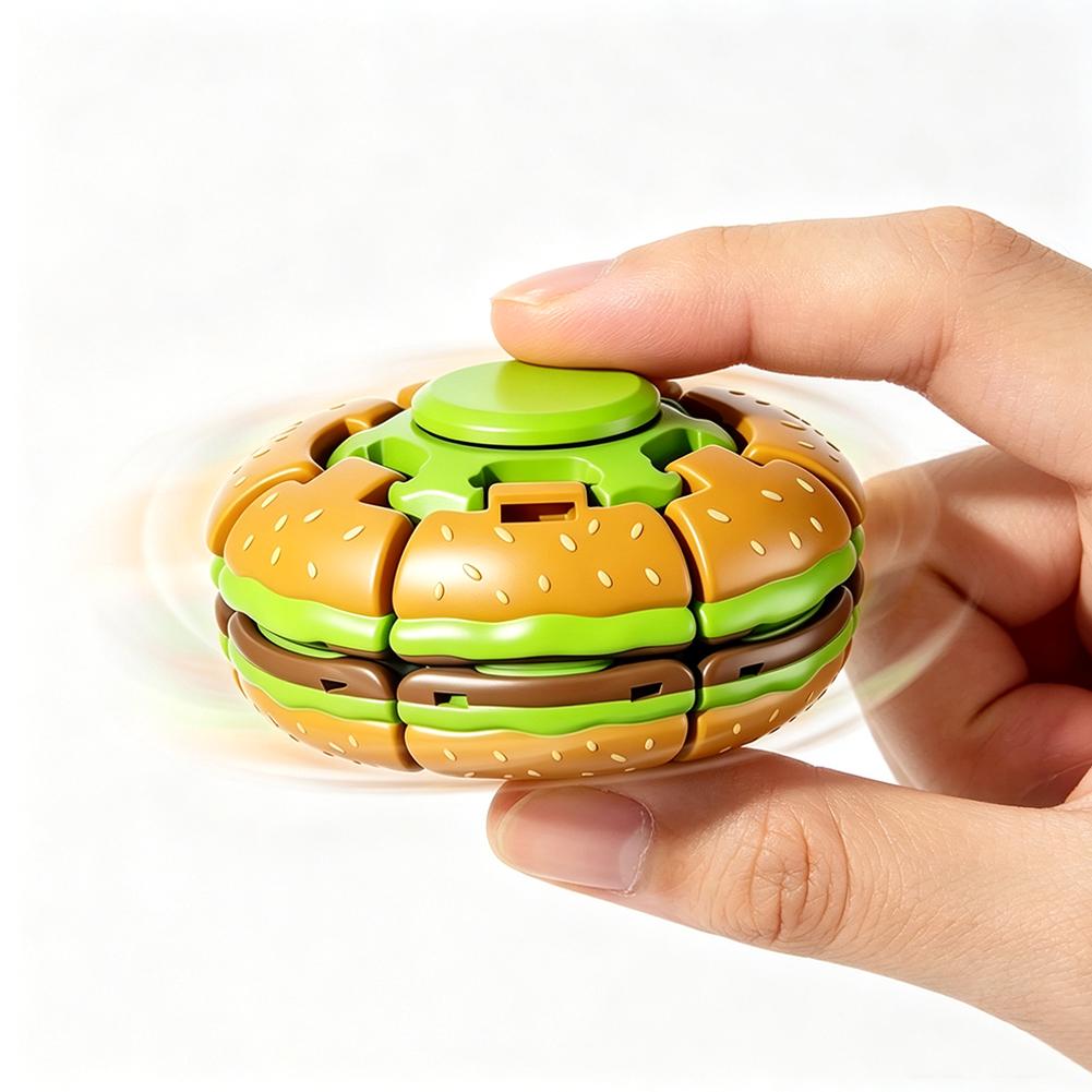 ของเล่นเบอร์เกอร์ไจโรสโคป ฟิดเ - Fidget Spinner Bearing บทวิจารณ์และราคา