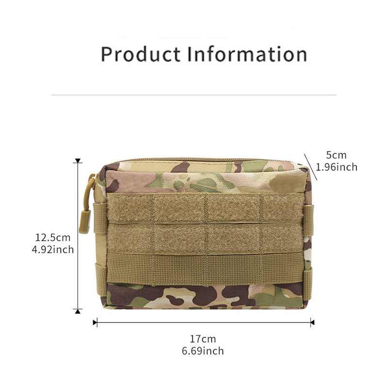 กระเป๋าคาดเอวแบบยุทธวิธี Molle - Edc Everyday Carry บทวิจารณ์และราคา
