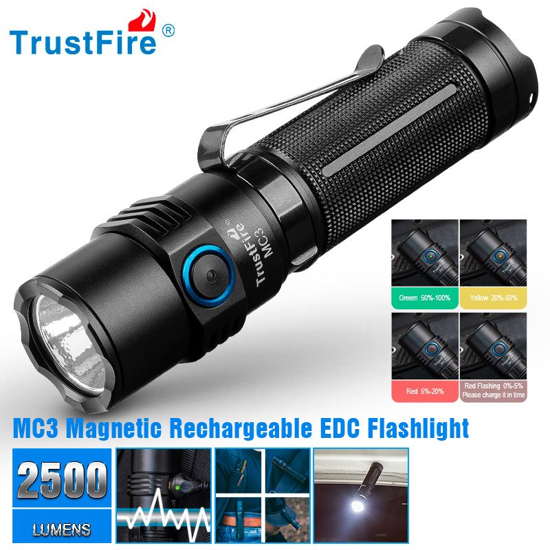 Trustfire Mc3 High Power ไฟฉาย - Edc Car Carry บทวิจารณ์และราคา