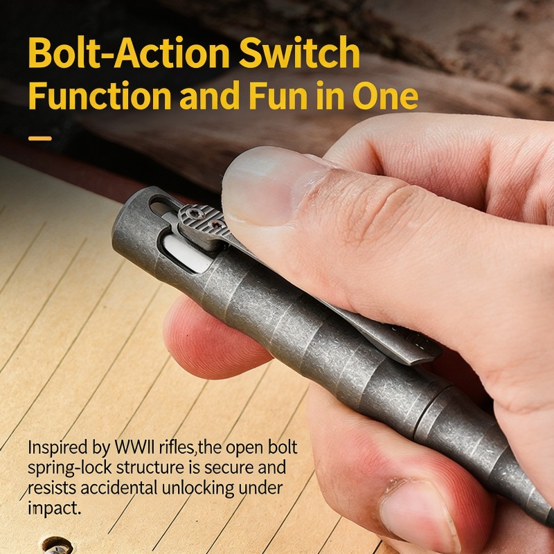 ปากกาโลหะไทเทเนียมอัลลอยด์ ปาก - Edc Carry Pen บทวิจารณ์และราคา