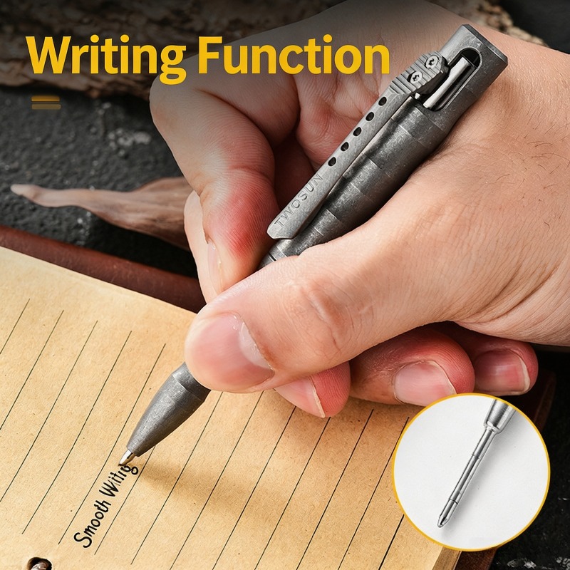 ปากกาโลหะไทเทเนียมอัลลอยด์ ปาก - Edc Carry Pen บทวิจารณ์และราคา