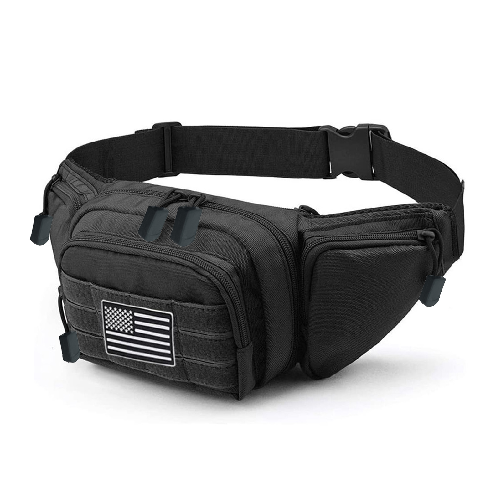 กระเป๋าคาดเอวแบบยุทธวิธี ซองใส - Edc Concealed Carry Fanny Pack บทวิจารณ์และราคา
